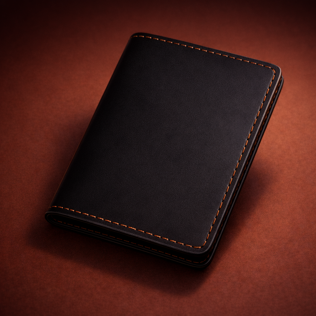 محفظة جلد طبيعي