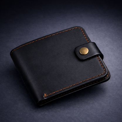 محفظة رجالية من الجلد الطبيعي