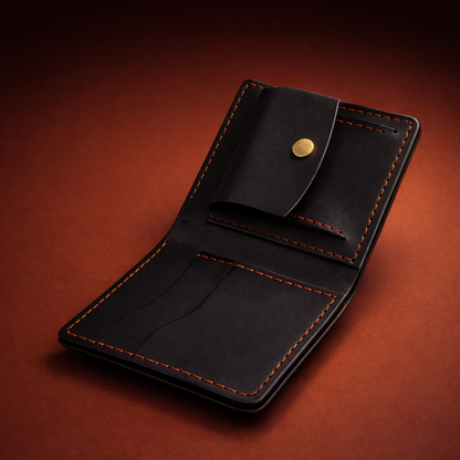 محفظة رجالية من الجلد الطبيعي
