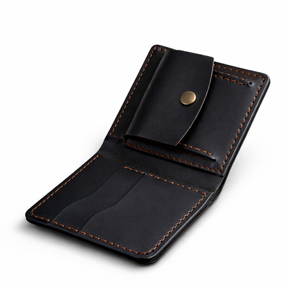 محفظة رجالية من الجلد الطبيعي