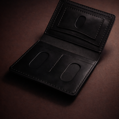 محفظة جلد طبيعي