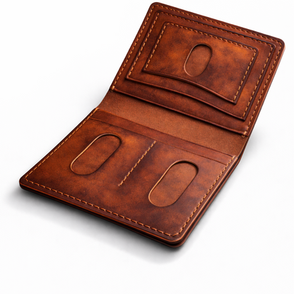 محفظة جلد طبيعي